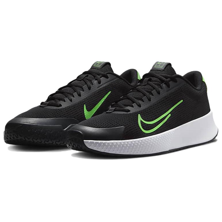 Nike Court Vapor Lite 2 HC Black Poison Green Мужские кроссовки белые DV2018-004