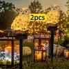 Набор из 2 штук, смола сова на солнечной батарее, газонный светильник, смола попугай, декоративный светильник для сада, подходит для сада, цветника, двора, газона