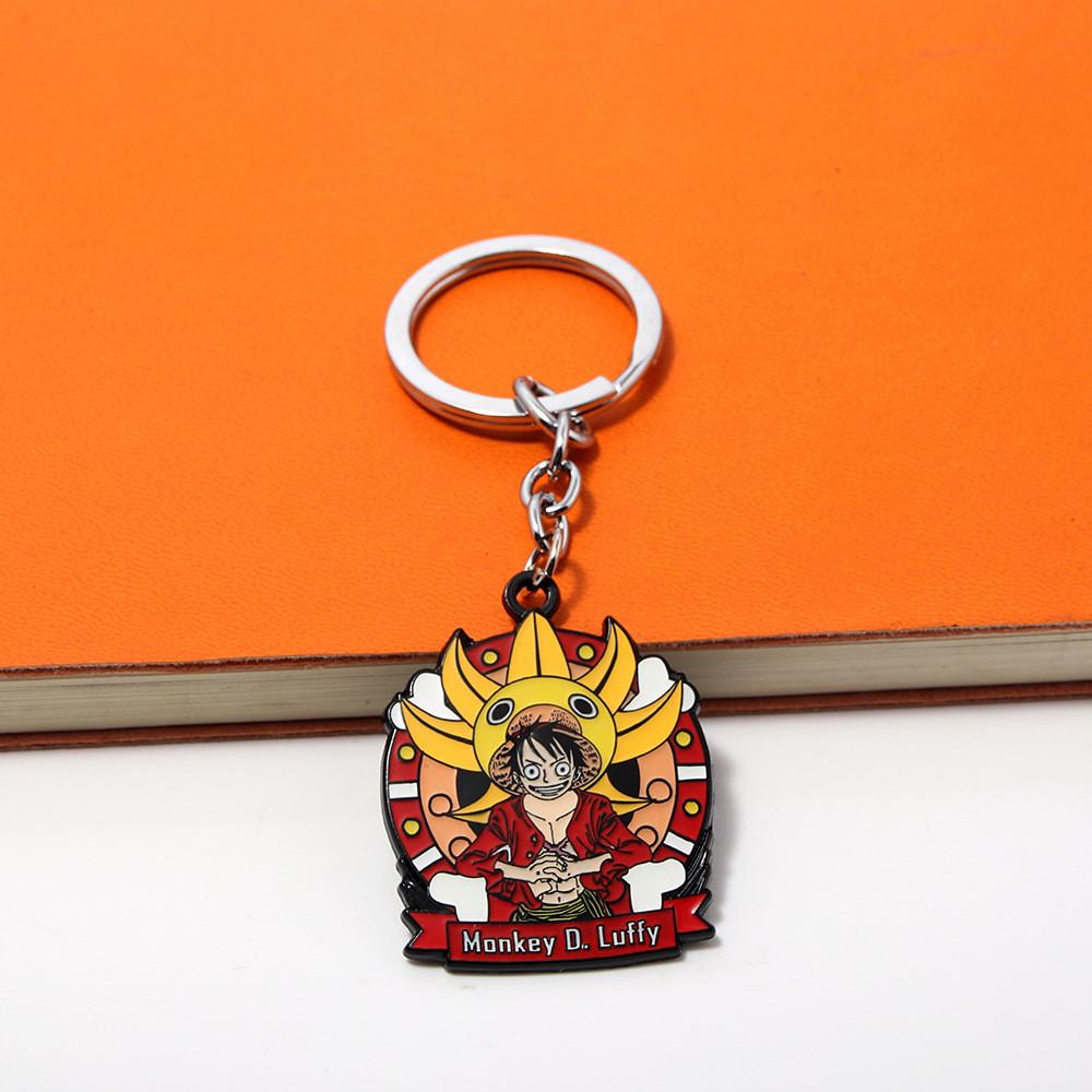 Ключница One Piece Monkey D Luffy Металлический кулон В качестве подарка и сувенира