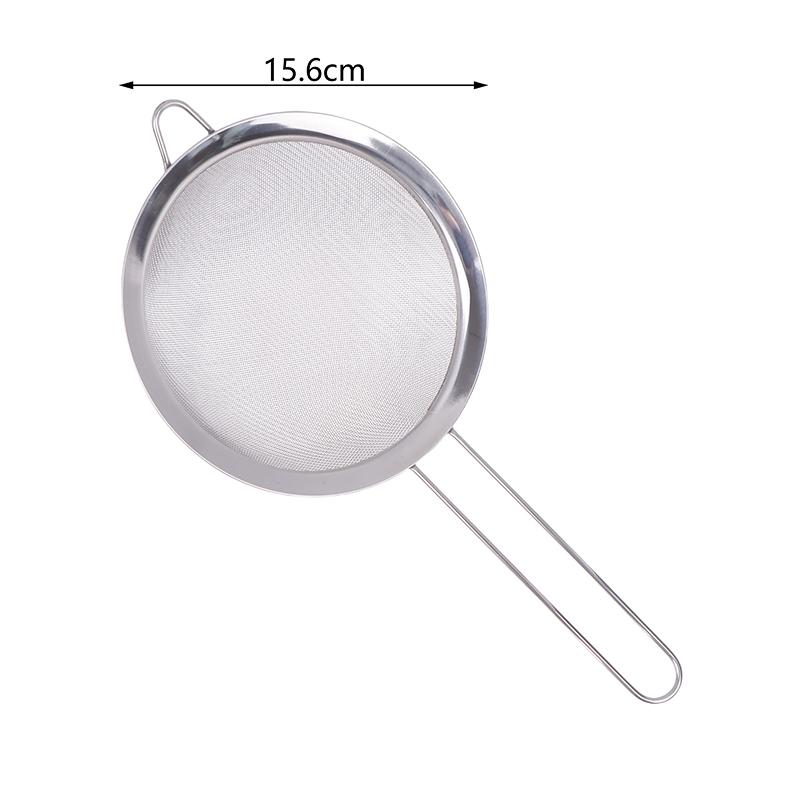 1 шт. Нержавеющая сталь Сок Соевое молоко Сито Сито Сверхтонкая сетка Масляная сетка Рыбалка Пельмени Хот-пот Дуршлаг Ложка Длинная ручка
