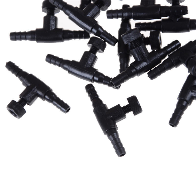 20 шт. 4 мм Аквариум Аквариум Регулировка Воздушной Линии Трубки Клапаны Контроля Расхода Объема Лучшее Качество