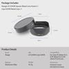 Металлический байонетный квадратный бленда Haoge для объектива Sony FE 40mm F2.5 G FE 2.5/40 G(SEL40F25G) с металлической крышкой