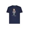 Polo Animal Print Pullover Crew Neck Short Sleeve T Shirt Men T Shirts Navy-Blue 710854497-026