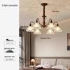 "2025 French Medieval Style Chandelier: Retro Living Room, Bedroom, and Restaurant Lamp."