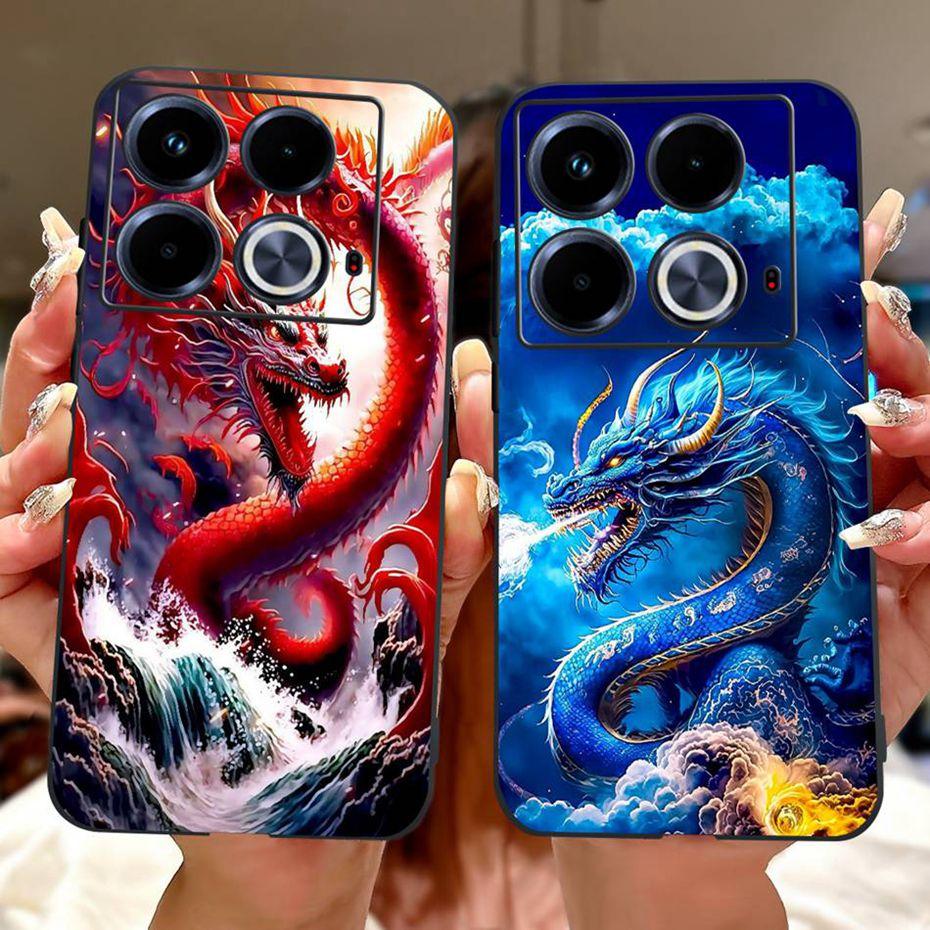 Модный Чехол с Рисунком Для Infinix Note 40 40Pro Pro+ Мягкий Силиконовый TPU Чехлы Для Телефона Для Infinix Note40 40 Pro Plus Чехлы Бамперы
