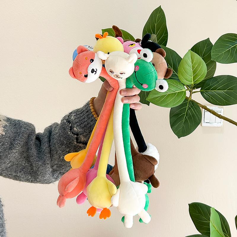 Panda Long Neck Plush Toy Cartoon Creative Stuffed Animal For Kids And Collectors