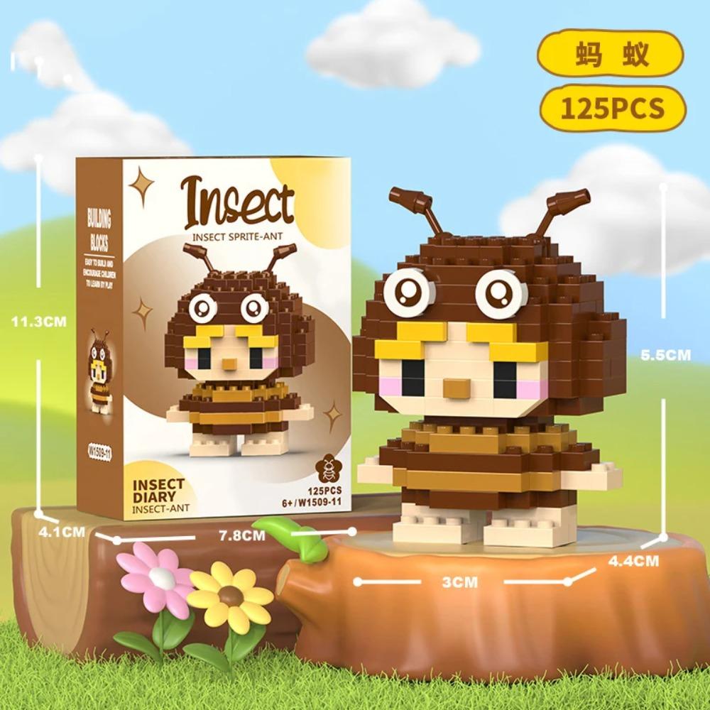 Конструктор из микрочастиц с животными для взрослых, игрушка для детей от 6 до 12 лет, подарок на день рождения для мальчика, фигурка собаки или кошки, мини-кирпичики, игрушка для девочек.
