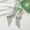 Green Is White And Tender, Long And Small Silk Scarves, Women'S Thin And Narrow Streamers, Tied Hair, Tied Bags, Decorative Souvenir Ribbons