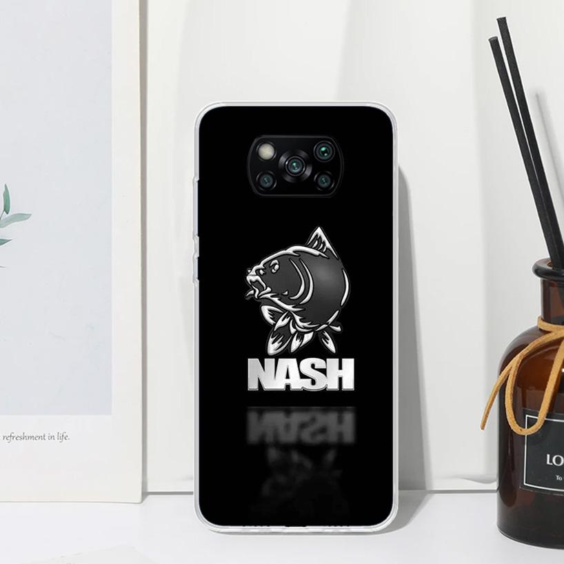 Nash Fishing Art Phone Case For Xiaomi Poco X7 X6 X5 M7 M8 Pro F7 Ultra Redmi 15C 15 13C 13 12C 12 10 10C 10A Art Fundas Poco X7