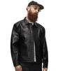 Schott SHEEP LEATHER 1st TRACKER JACKET, Мужская, Размер 2XL, 010, Черный, 782-5950015