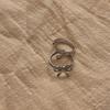 Fashion Bow Ribbon Rings For Women Sweet Cute Geometric Bow Opening Adjustable Rings Wedding Party Jewelry Gifts