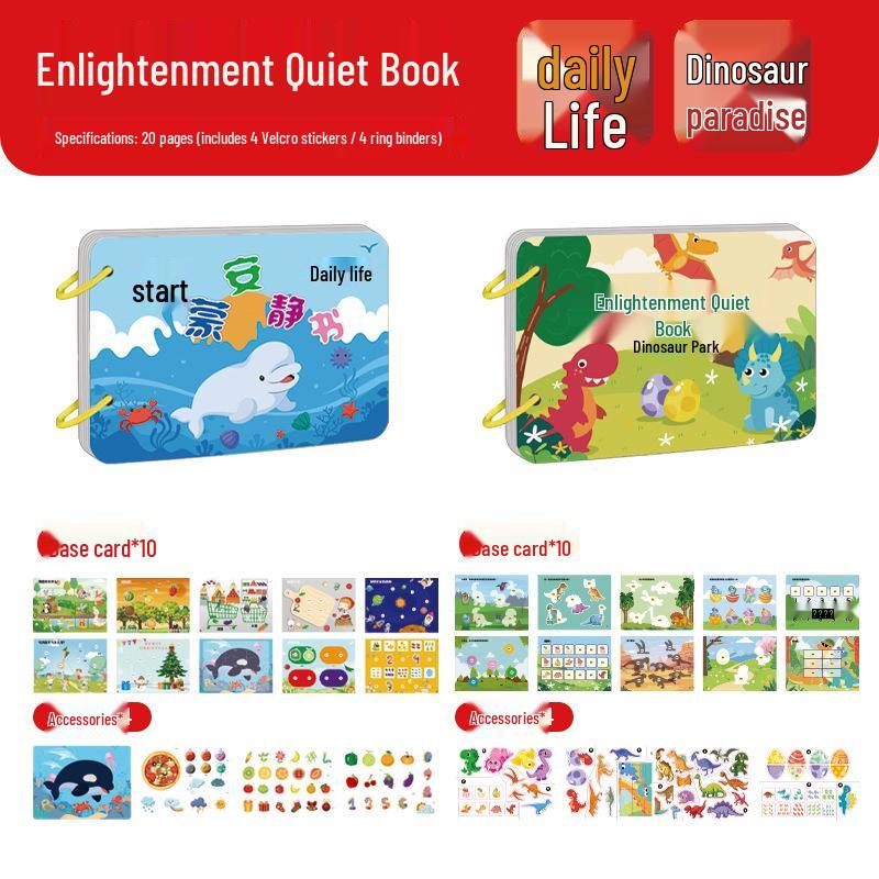 Книга-наклейка для раннего развития: Распознавание букв для детей 3-6 лет - Интерактивная развивающая игрушка