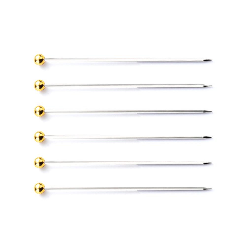 6 шт. палочка для теста из нержавеющей стали, инструмент для выпечки, многоразовые иглы для тестирования тортов, кухонные инструменты для домашней выпечки, прочные