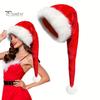 Santa Hat Long Xmas Velvet Santa Hat Winter Warm Costume Christmas Party Supplies for Cosplay Parties Stage Performance