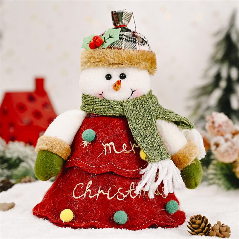 Новогодние рождественские украшения для дома Подарочный пакет Большие рождественские пакеты для конфет Праздничный мультяшный пакет для яблок в форме дерева Пакет для конфет