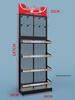 Compact Snack & Gum Display Rack with Multi-Layer Hooks for Supermarkets