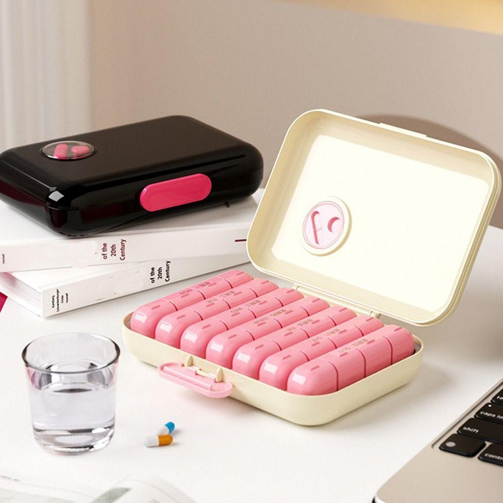Пластиковая таблетка еженедельный органайзер для лекарств держатель модный органайзер для таблеток чехол для путешествий на открытом воздухе