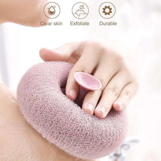 Массажный шарик для ванны Богатая пена 3D Спираль Вязание Мягкая водопоглощающая Пушистая ванна Материал PA Японский шарик для чистки ванны Аксессуары для ванной комнаты