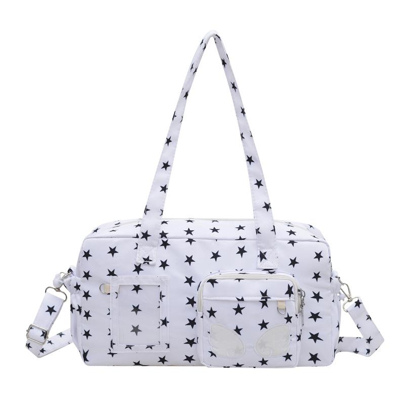 Baby bag pain bag Japanese star print tote bag women's year new shoulder bag commuter highvalue underarm bag