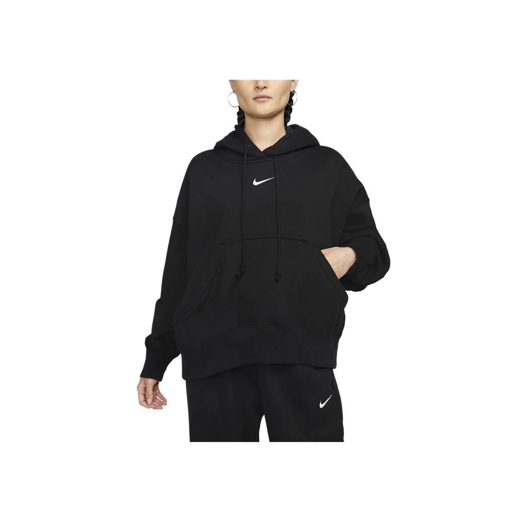 Nike Толстовка с капюшоном с логотипом, женские толстовки черного цвета DQ5859-010