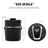 Car Cigarette Ashtray Cup LED Light Portable Detachable For Opel Astra Grandland Corsa Mokka Frontera Insignia Zafira Vivaro