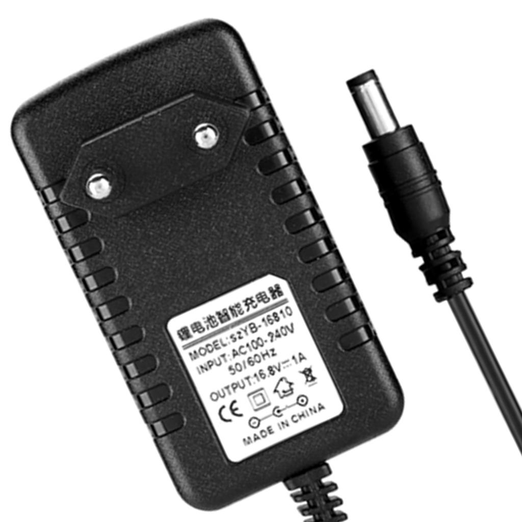 Heat Resistant 16.8V1A Li Ion Charger Adapter Input Lithium Charger Adapter