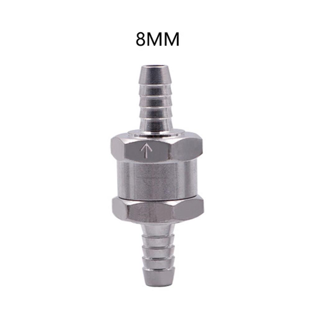 Fuel Non Return Check Valve 6/8/10/12mm Aluminium Alloy Petrol Diesel Water Fuel Line One Way for Peugeot Renault