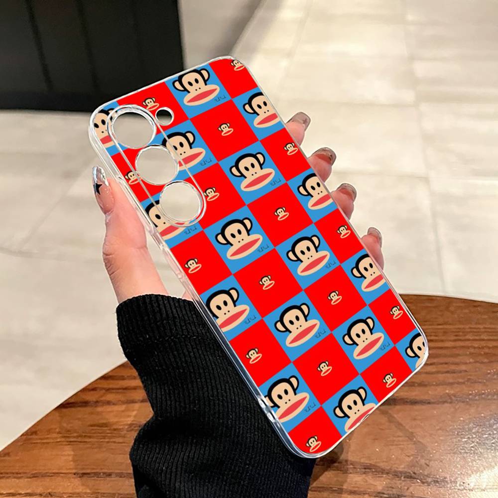 Симпатичный чехол для телефона CUTE T-pauls-f1rank-s для Samsung A10, 12, 20, 21S, 30, 31, 40, 50, 51, 52, 70, 71 Прозрачная крышка