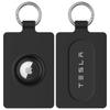 Tesla Key Card Holder with AirTag, Soft Silicone Key Card Protective Case Cover for