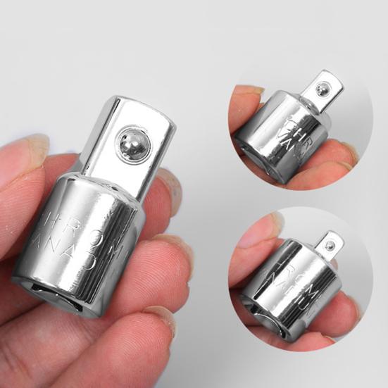 1/4inch 3/8inch 1/2inch Ratchet Wrench Adapter Anti-dropping Slot Corrosion-resistant Durable Professional Socket Converter Power Drill