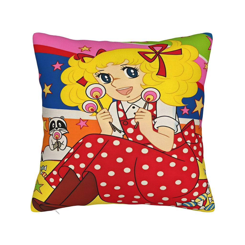 Anime Manga Candy Candy Pillow Case Cute Funny Pillow Cover Print Pillowcases For Couch Sofa Bedroom