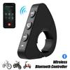 Bluetooth 5.3 Motorcycle Handlebars Remote Control Wireless Remote Button Helmet Earphone Motorcycle/Bike Handlebar Media Controller