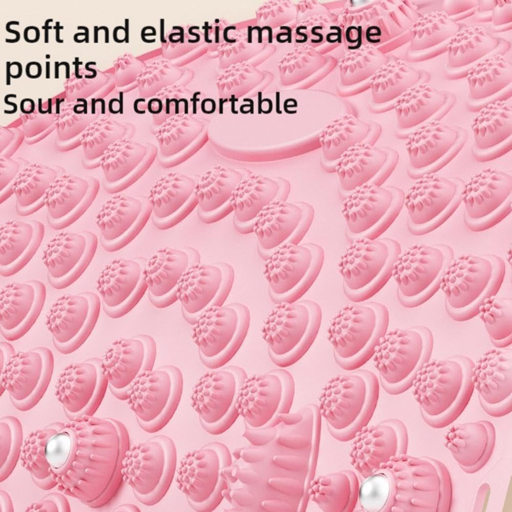 Профессиональная пластина для давления на стопу, рефлексотерапия, пластина для частиц для массажа стопы, кровяное давление, циркуляция, складной коврик для пальцев ног X0O4