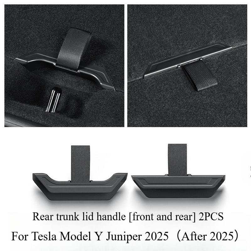 Веревка для багажника для Tesla Model Y Juniper 2025 Ручка крышки багажника Ручка крышки заднего отсека Шнурок Ручка-шнурок Ремни для вытягивания Аксессуары