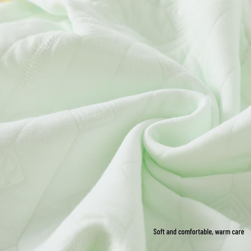 Аньян Детский мультяшный теплый ромпер со следами - Детская пижама Хлопковое нижнее белье