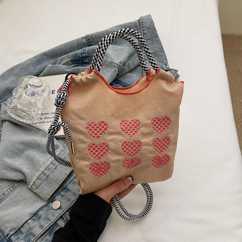 Stylish Dachshund Embroidered Nylon Crossbody Bag for Women - Autumn/Winter 2024 Collection