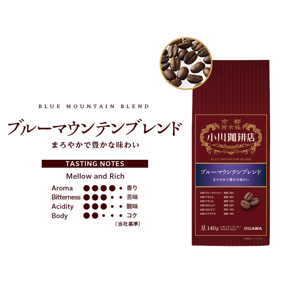 Кофейня Ogawa Кофе в зернах Бленд Blue Mountain 140 г