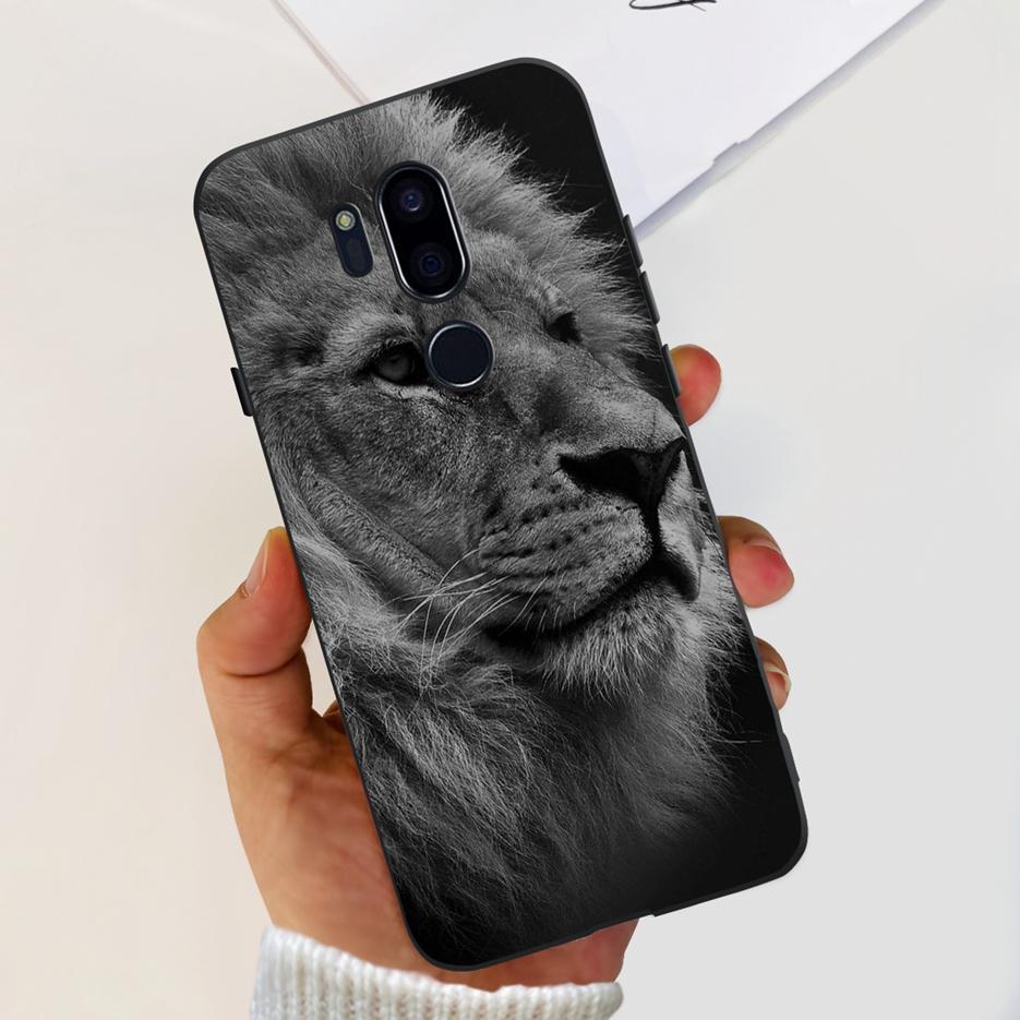 For LG G7 thinQ Case G710EM LM-G710 G710 Luxury Painted Cover Soft Silicone Phone Cases For LG G7 ThinQ Back Covers 6.1'' Bumper