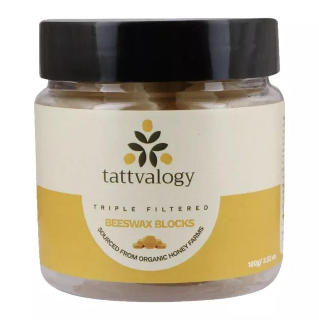 Beeswax: Nutrition and Hydration (100 G), Pure Beeswax Blocks, Nature's Tattva