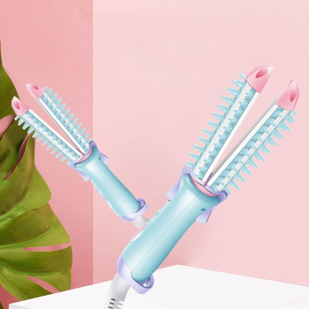 Straightening Electric Hair Straightener Comb Heating Temperature Curling Irons Women