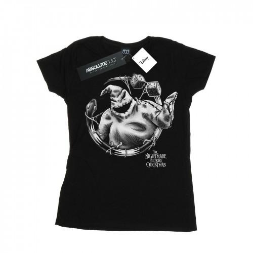 Disney Womens/Ladies Nightmare Before Christmas Ooogie Boogie Mono Cotton T-Shirt