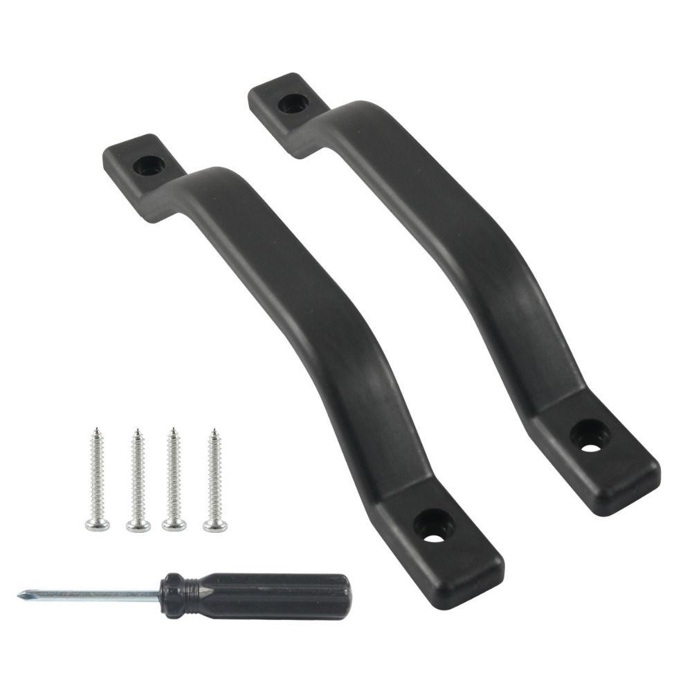 2 PCS ABS Handle Entry Door Safety Grab Rods Grab Assist Handle Antislip Handle Motorhomes