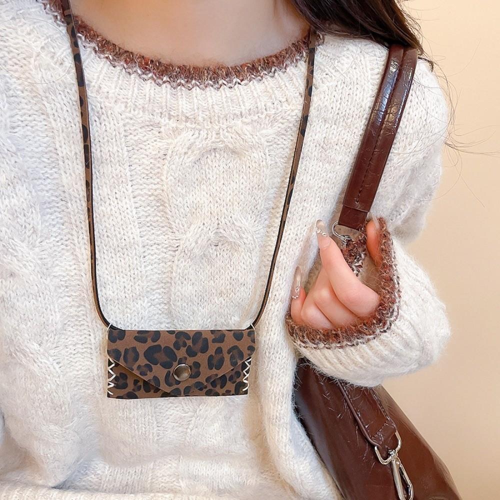 Storage Lipstick Jewelry Leopard Choker Pendant Leopard Print Clavicle Chain Girls Gift