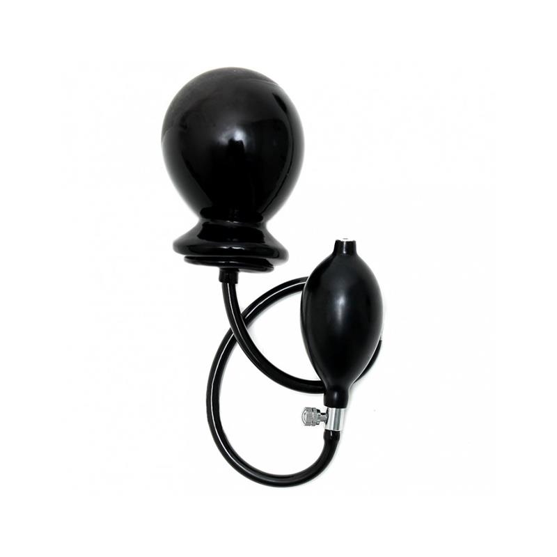 Black Latex Inflatable Plug