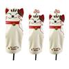 Magnetic Closure Cute Kitty Lucky Cat Blade Mallet Putter Golf Club Headcovers Golf Putter Cover