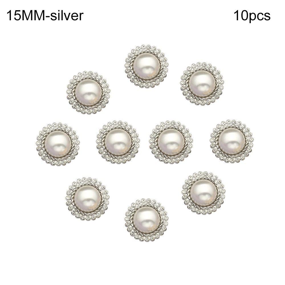 Handmade Needlework DIY Shiny Rhinestone Sewing Accessories Shirt Buttons Pearl Clothing Buttons