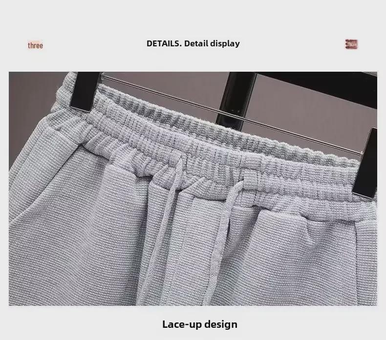 Мужской осенний комплект из двух предметов: толстовка с капюшоном и джоггеры — принт, цветные блоки, повседневная спортивная одежда