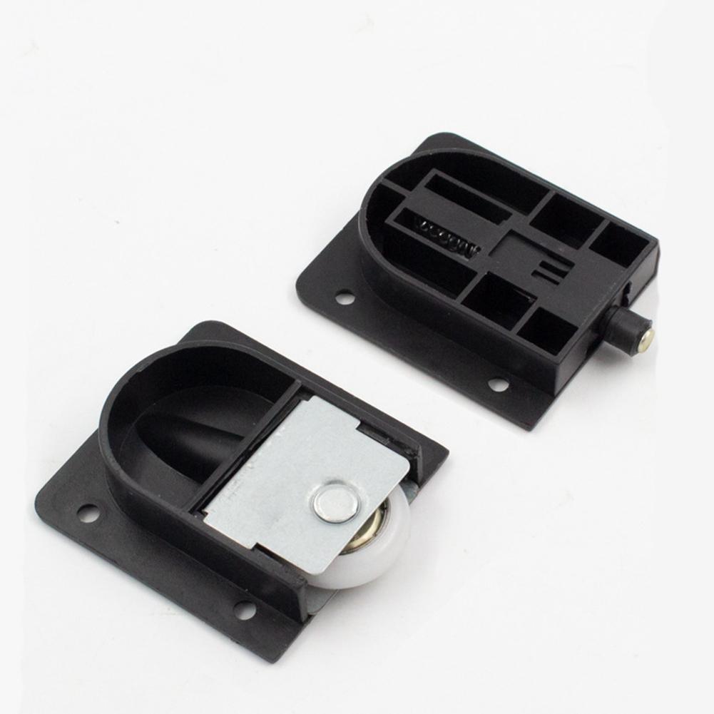4pairs Sliding Door Roller Black High Quality Metal