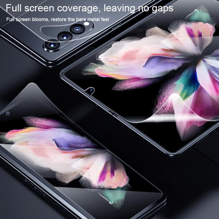 Защитная пленка из гидрогеля со защитой от взрыва на весь экран для Samsung Galaxy Z Fold3 5G(Большой экран)