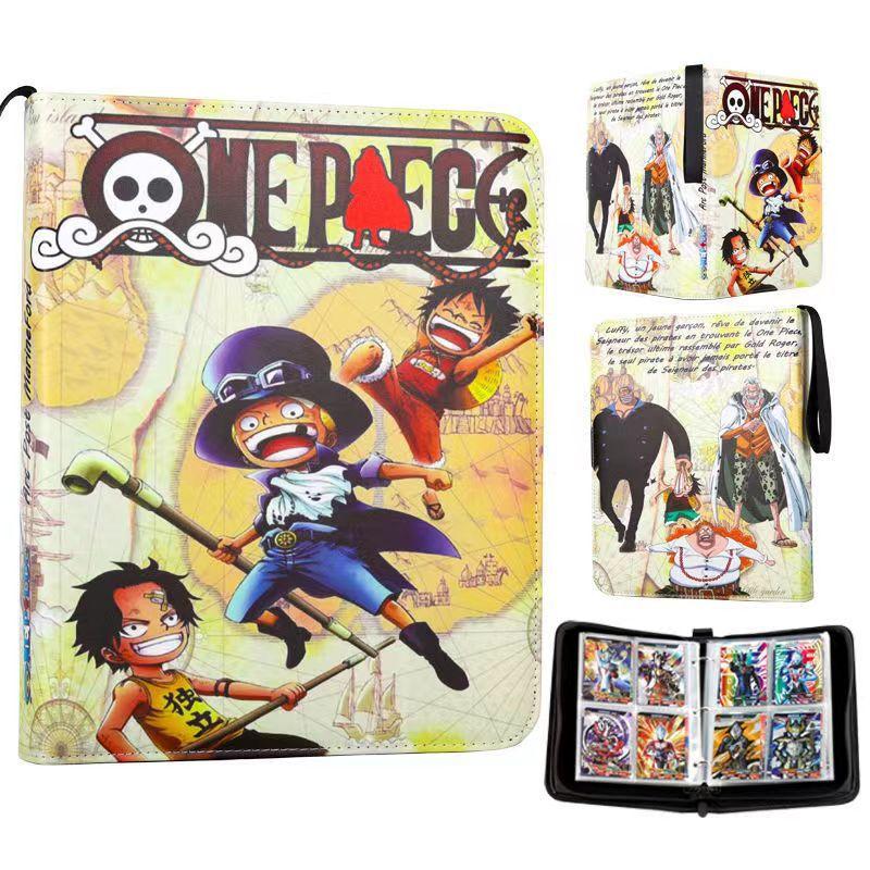 400 шт. Альбом для фотографий One Piece, Книга, Папка для карт, Семейное письмо, Держатель для визиток, Коллекция, Сумка на молнии, Милая игрушка для взрослых и детей, Подарки